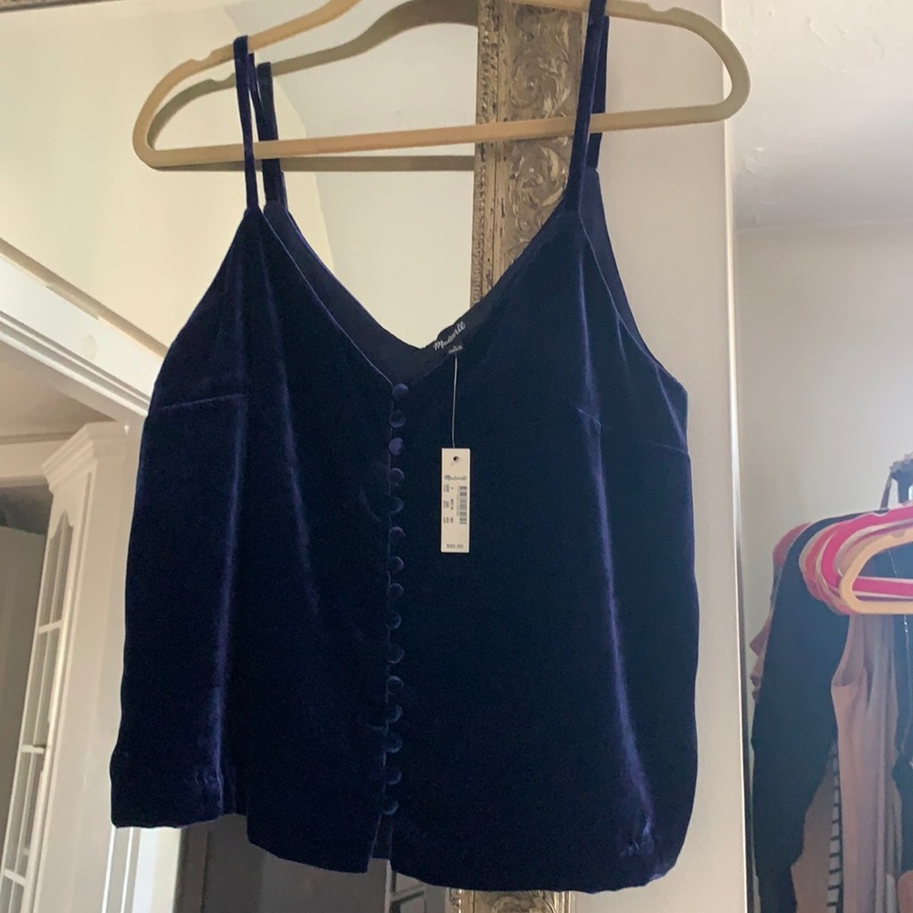 Madewell velvet tank